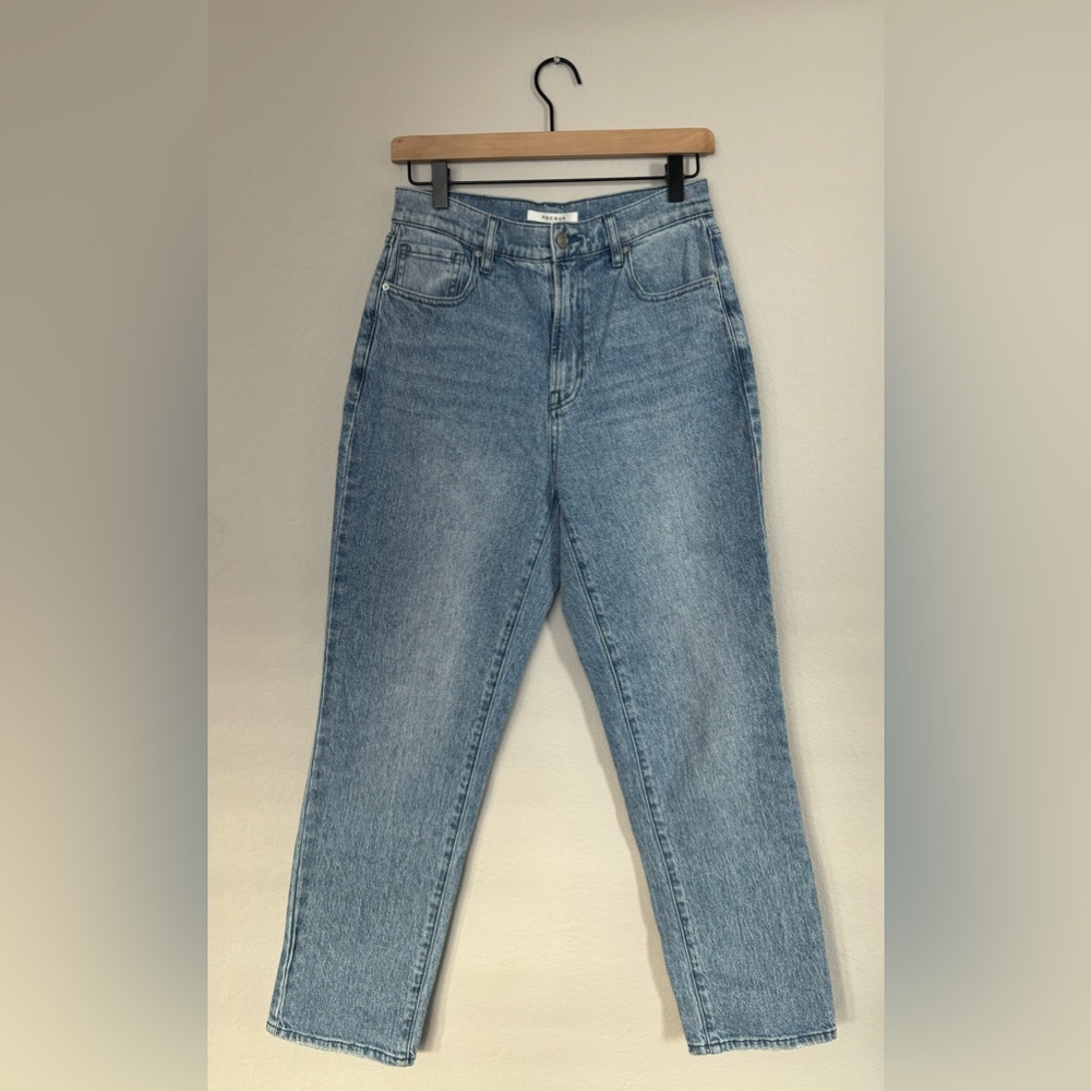 PacSun Stretch Icon High Rise Straight Leg Jeans size 27 light wash - Picture 1 of 6